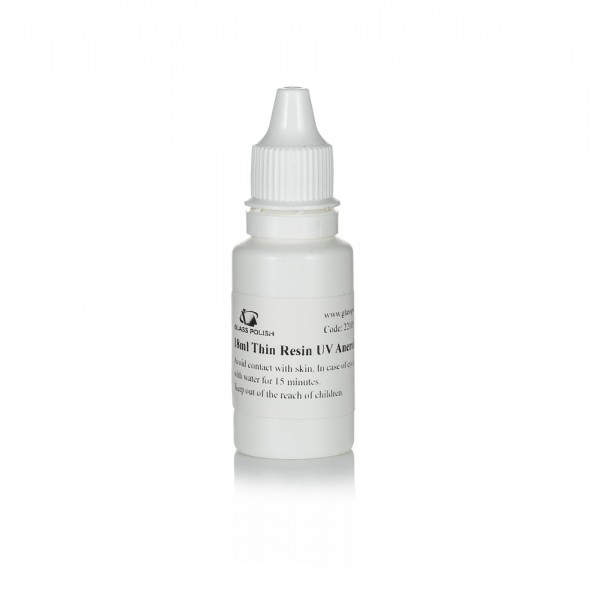 Crack and Chip Thin Resin UV Cure 18 ml (0.6 oz) Crack and Chip Thin Resin UV Cure 18 ml (0.6 oz)