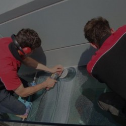 glass scratch repair training